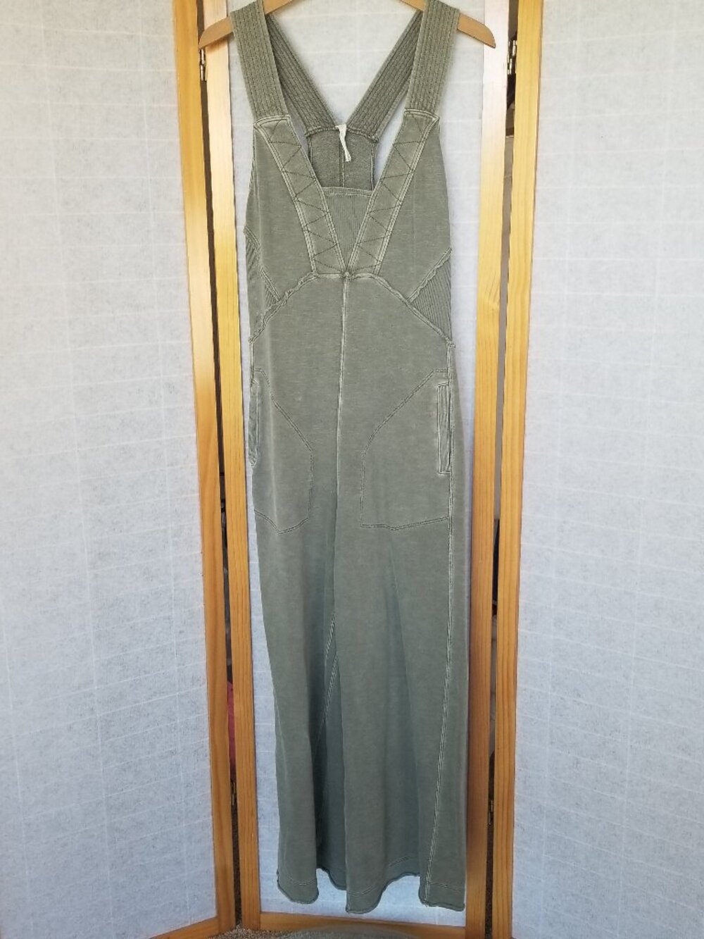 Daily Practice By Anthropology The Palmra Jumpsuit Olive - Size Medium